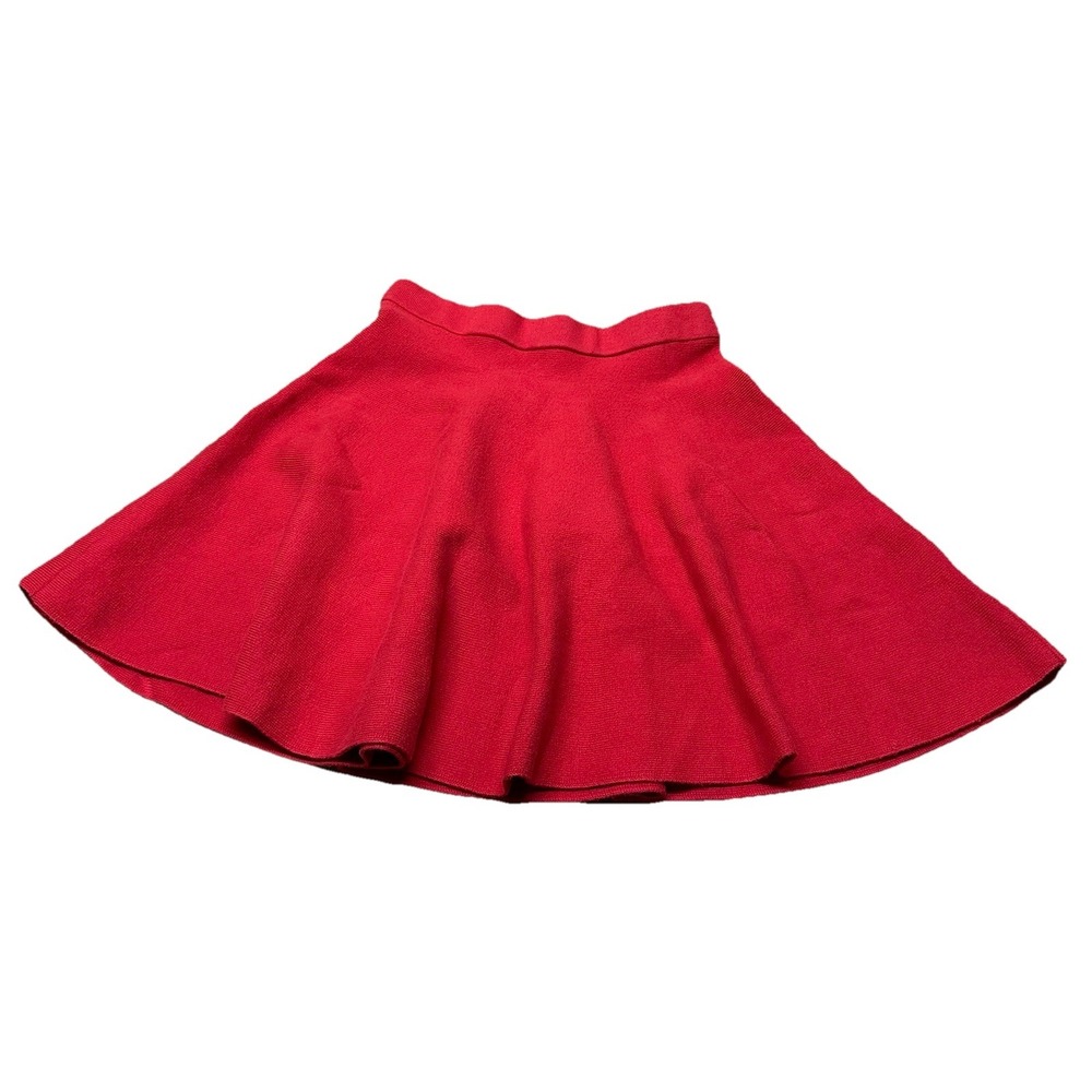 Gap Kids‎ Red Pleated Holiday Skirt Cotton Thick Stretch Girls XXL (14-16)